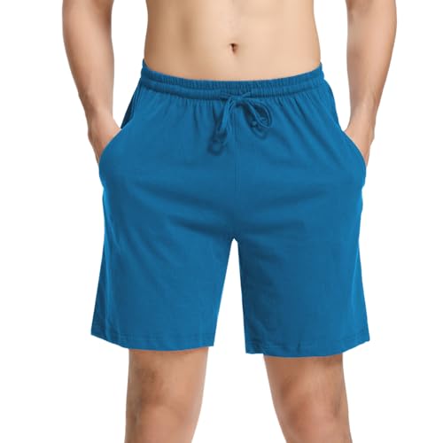 Irdcomps Schlafanzughose Kurz Herren Pyjamahose Schlafhose Schlafshorts 100% Baumwolle Shorts Männer Freizeithose Shorty Sommer Nachtwäsche mit Taschen Grünblau XXL Irdcomps Schlafanzughose Kurz Herren Pyjamahose Schlafhose Schlafshorts 100% Baumwolle Shorts Männer Freizeithose Shorty Sommer Nachtwäsche mit Taschen Grünblau XXL von Irdcomps