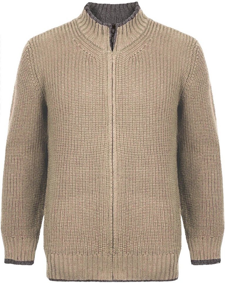 Irelandseye Wolljacke Rockbrook Ribbed Cardigan Men von Irelandseye