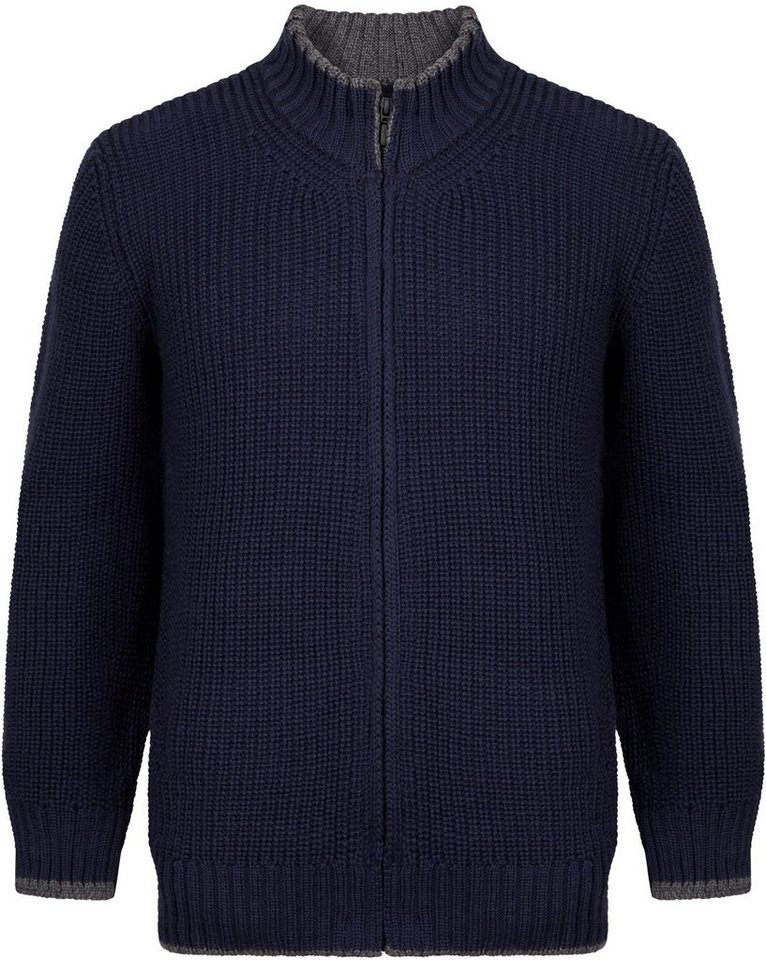 Irelandseye Wolljacke Rockbrook Ribbed Cardigan Men von Irelandseye