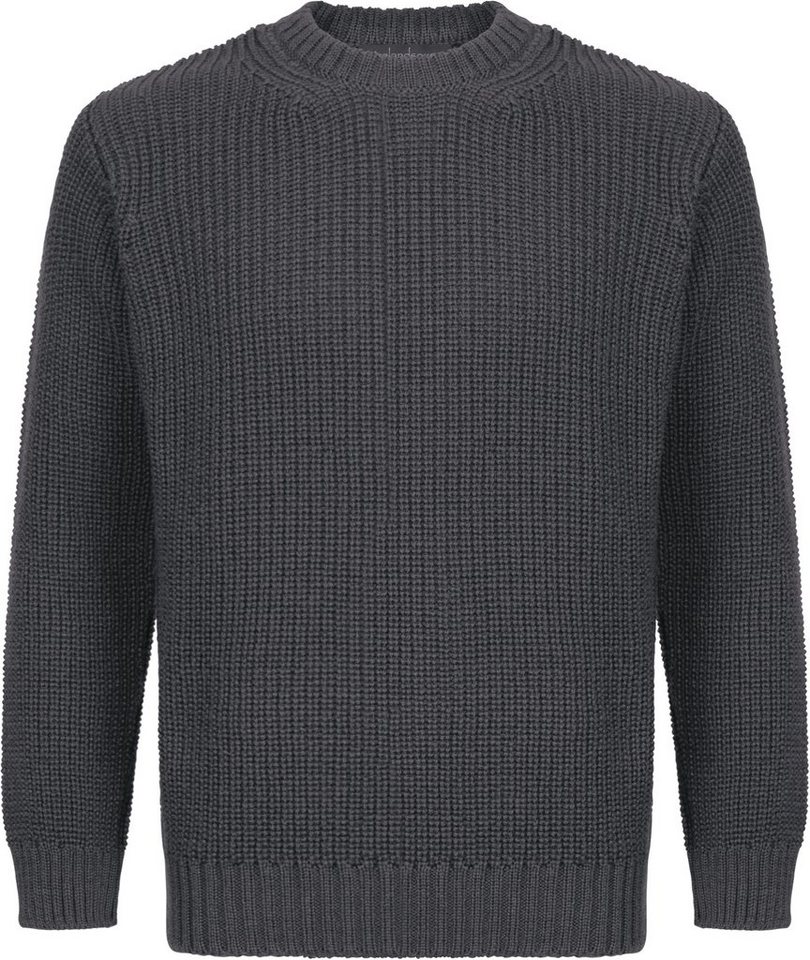 Irelandseye Wollpullover Crosshaven Ribbed Crew Neck Sweater Men von Irelandseye