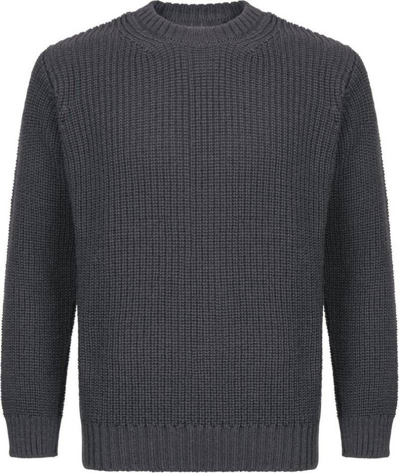 Irelandseye Wollpullover Crosshaven Ribbed Crew Neck Sweater Men von Irelandseye