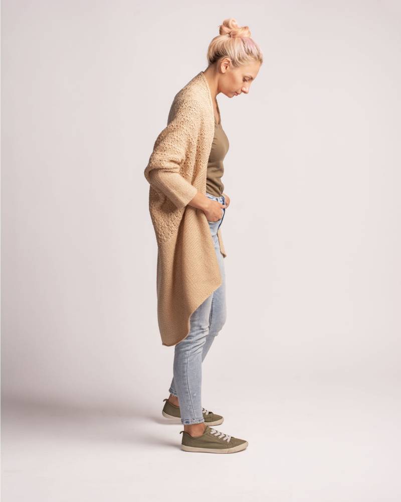 Frauen Wolle Strickjacke, Grobstrick Jacke, Duster Plus Size Offene Slouchy Locker Gestrickte Freizeitkleidung, Herbst von IrenKnits