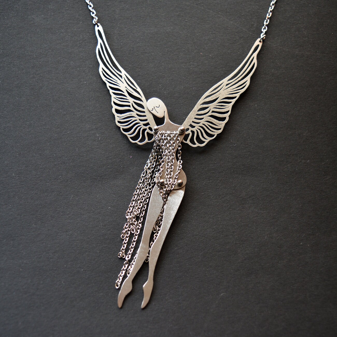 Edelstahl Halskette - Kinetic Angel Edelstahl Halskette - Kinetic Angel von IMHjewellery