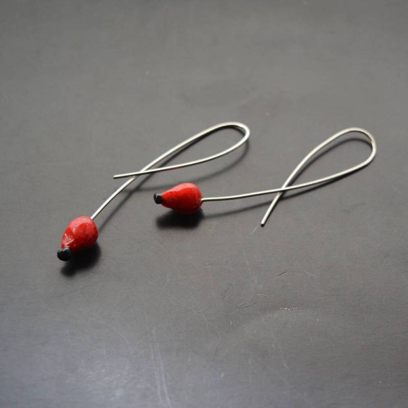 Eco Freundliche Ohrringe Hagebutten Eco Freundliche Ohrringe Hagebutten von IMHjewellery
