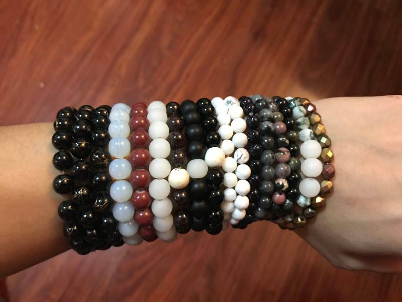 Handgemachte Edelstein Perlenarmband Handgemachte Edelstein Perlenarmband von IrenesWarmth
