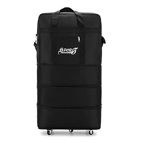 Irfora Koffer,Erweiterbarer Faltbarer Koffer zusammenklappbare rollende Reisegepäcktasche für Männer und Frauen von Irfora
