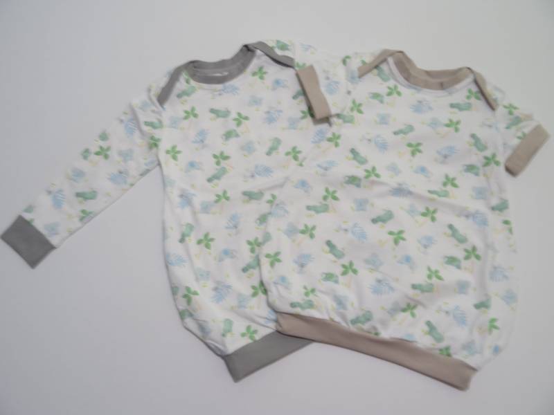 Ballon Kleid Tunika Kurzarm Langarm Diverse Farben Gr.62-170 von IriannaShop