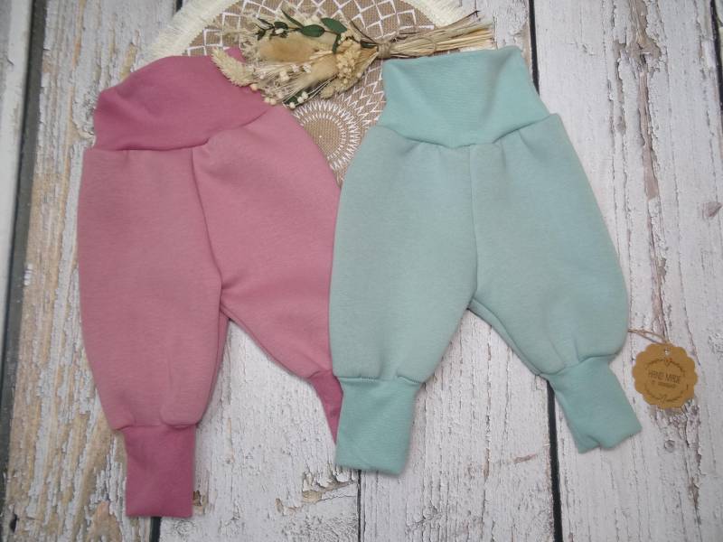 Basic Alpenfleece Pumphose Newborn, in 13 Farben, Gr. 44-158 von IriannaShop