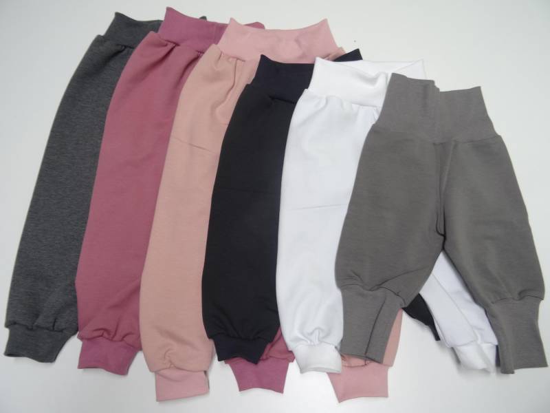 Basic Übergang Sweat Pumphose Diverse Farben Gr 44-164 Newborn von IriannaShop