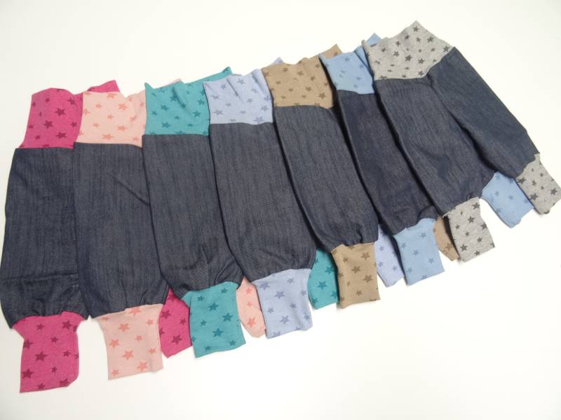 Pumphose Jeans Mitwachshose Diverse Farben Gr 50-164 von IriannaShop