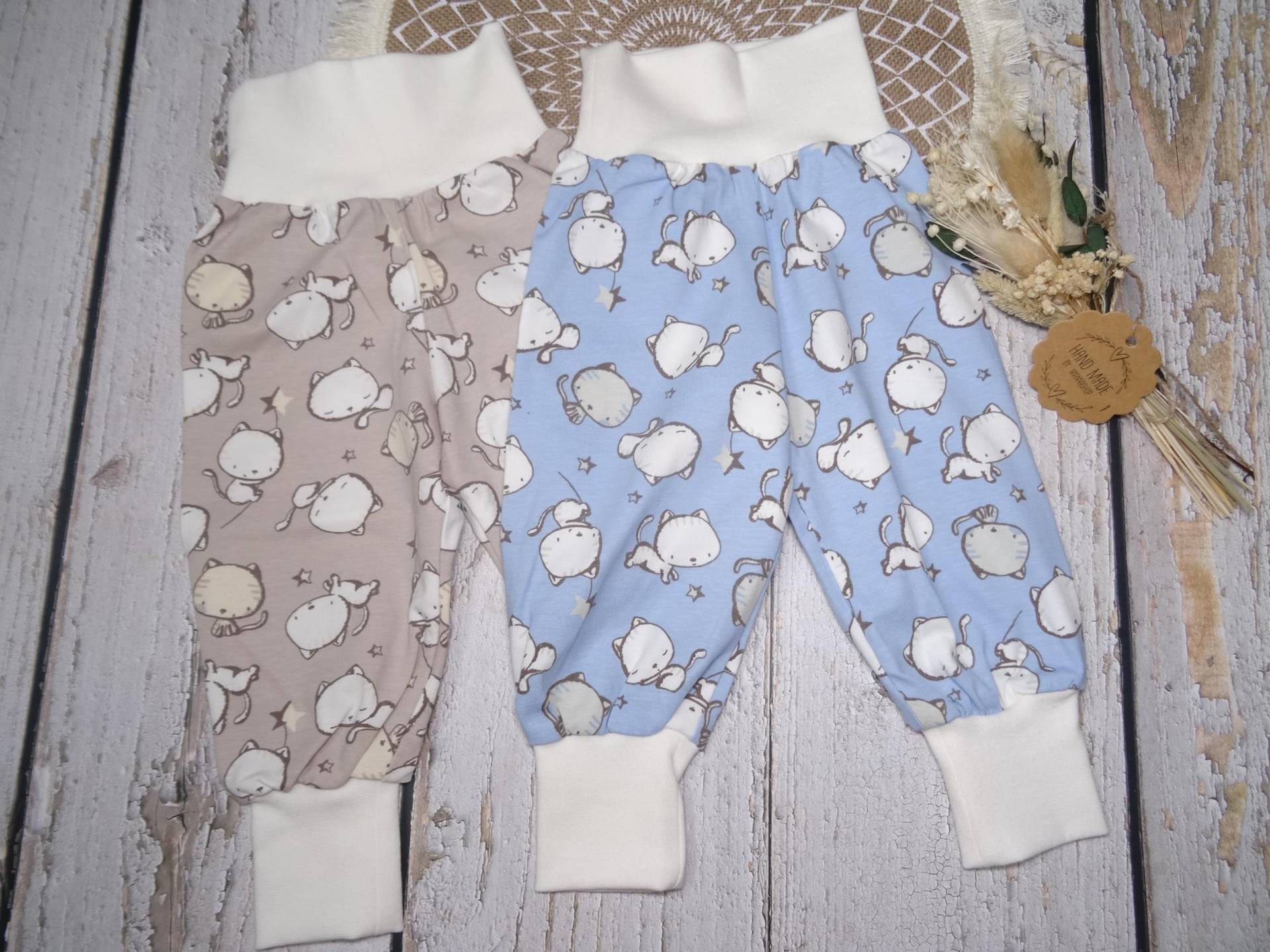 Pumphose Oder Shorts | Kurze Pumphose Diverse Farben Gr 50-158 "Kittens" von IriannaShop