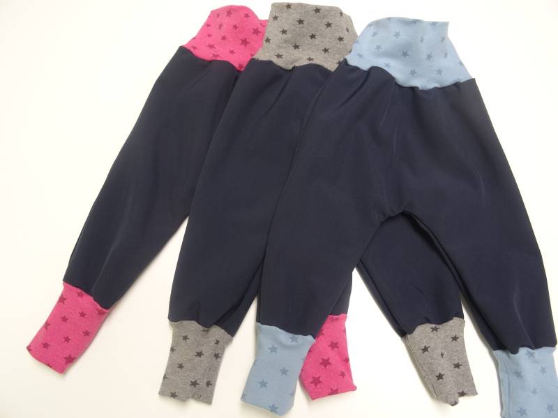 Softshellhose Blau Gr. 80/86 Wunschfarben von IriannaShop