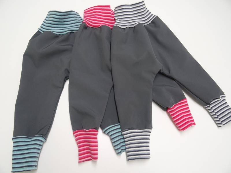 Softshellhose Winterhose Grau Gr. 80/86 von IriannaShop