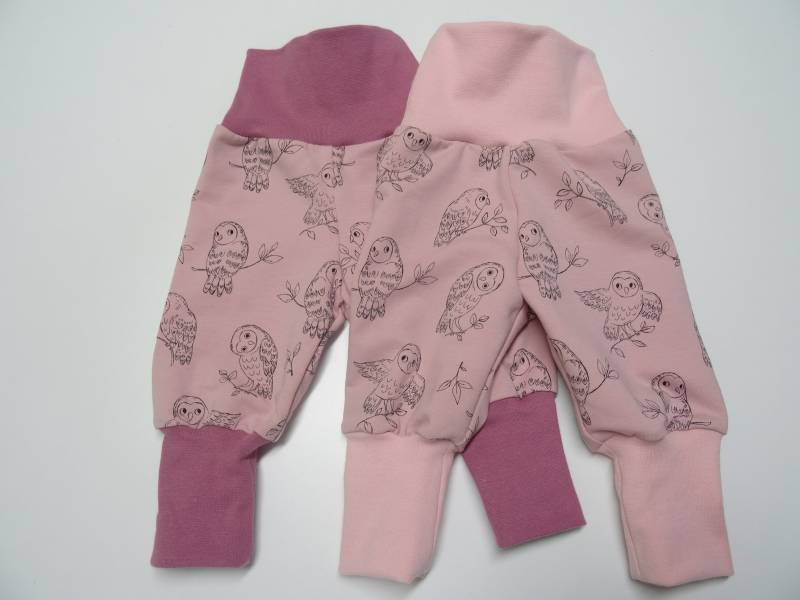 Sweat Pumphose Diverse Farben Gr. 44-158 "Eulen" von IriannaShop