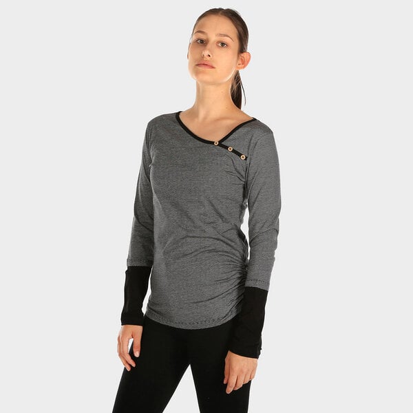 Iriedaily Asym Stripe Button LS von Iriedaily