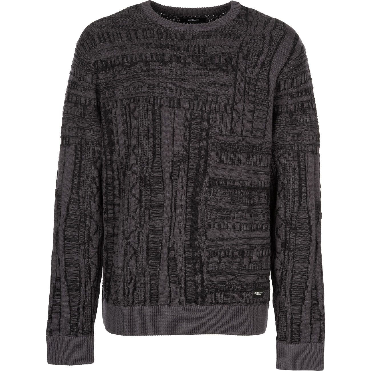 Iriedaily Herren Sweatshirt Theo Structure Knit von Iriedaily