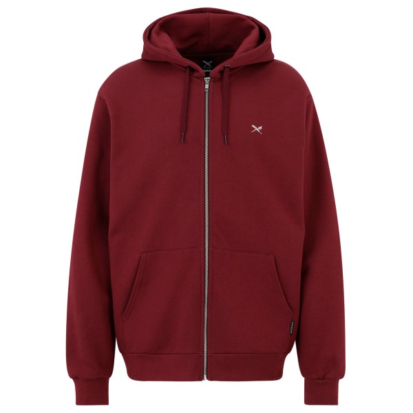 Iriedaily - Mini Flag 2 Zip Hood - Sweat- & Trainingsjacke Gr S rot von Iriedaily