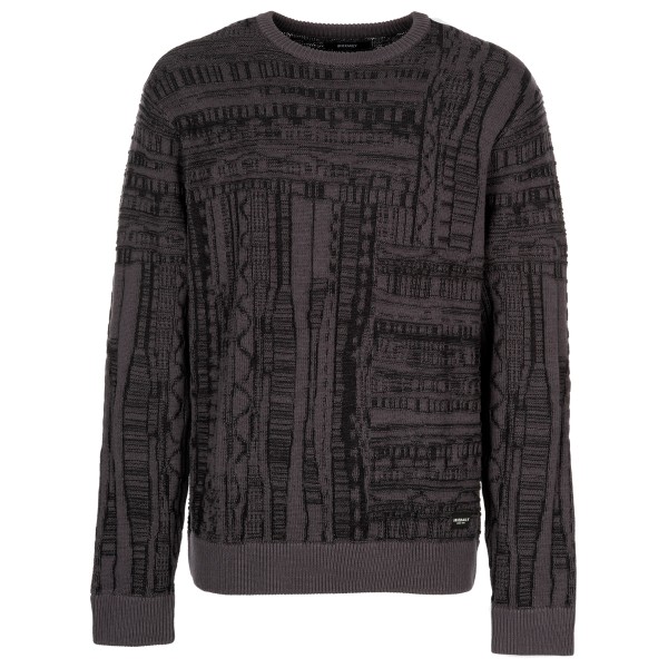Iriedaily - Theo Structure Knit - Pullover Gr M schwarz/grau von Iriedaily