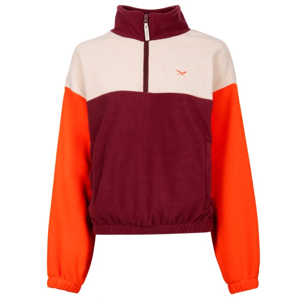 Iriedaily - Women's Cally Fleece Troyer - Fleecepullover Gr XL rot von Iriedaily