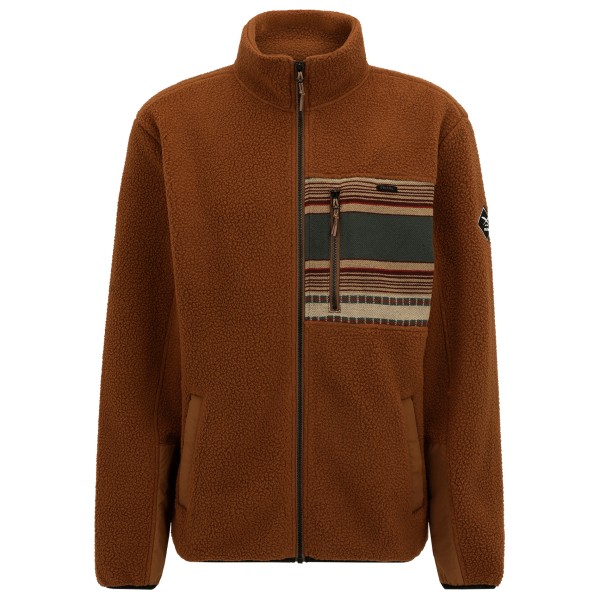 Iriedaily - Wonderer Track Jacket - Fleecejacke Gr XXL braun von Iriedaily