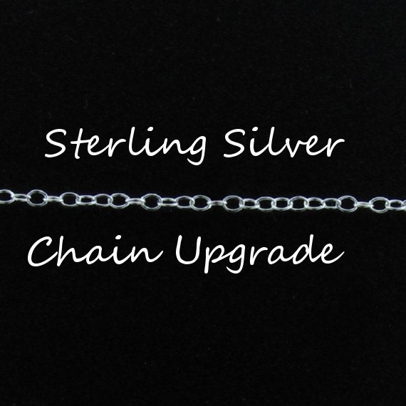 sterling Silber Ketten Upgrade - Nur | Keine Separate Kette, Add-On Für Halskette Oder Armband sterling Silber Ketten Upgrade - Nur | Keine Separate Kette, Add-On Für Halskette Oder Armband von IrinSkye