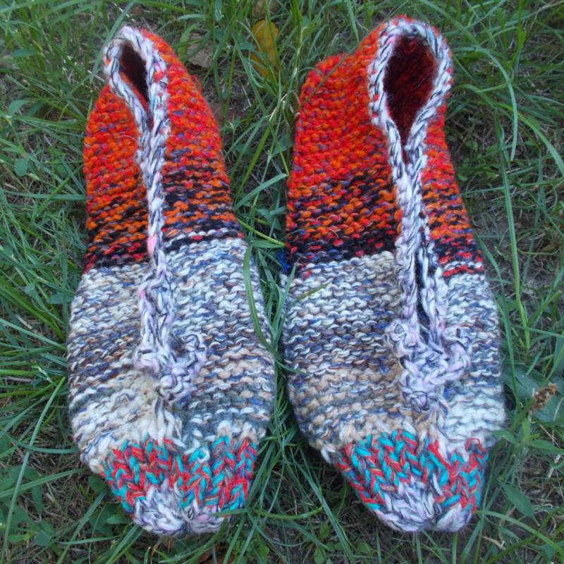 Hausschuhe-Socken, Weich Und Warm, Handgefertigt Aus Wollgarn. Woll-Hausschuhe-Socken, Hausschuhe Für Zu Hause, Warme, Weiche Hausschuhe, Socken Hausschuhe-Socken, Weich Und Warm, Handgefertigt Aus Wollgarn. Woll-Hausschuhe-Socken, Hausschuhe Für Zu Hause, Warme, Weiche Hausschuhe, Socken von IrinaBabichGoods