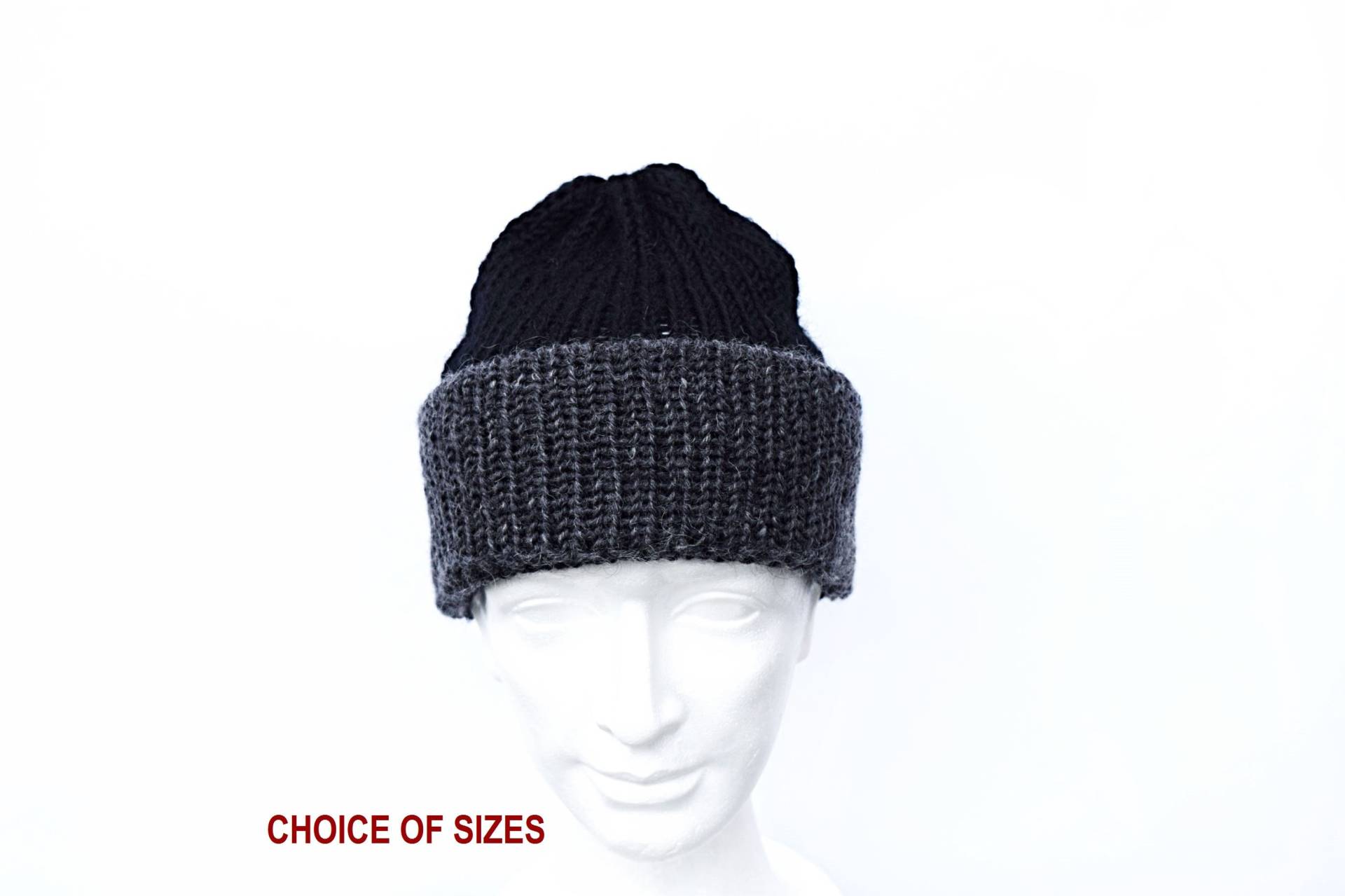 Beanie For Big Head Beanie Men Hats Large Size Hat Knit Mens Beanie For Big Head Beanie Men Hats Large Size Hat Knit Mens von IrinasSTRICKMODE