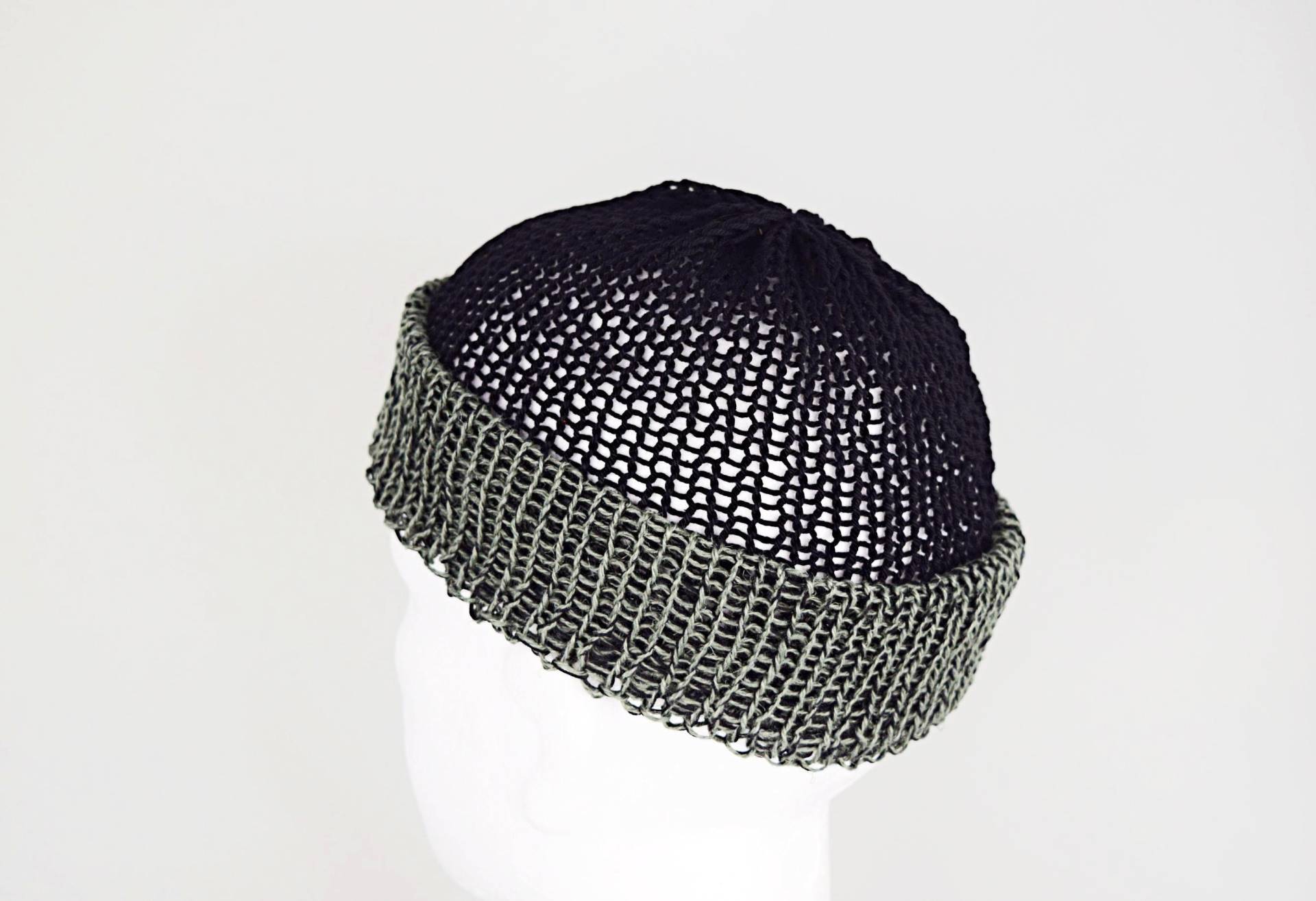 Docker Cap Fisherman Dock Hat Beanie For Men Docker Mens Summer Linen von IrinasSTRICKMODE