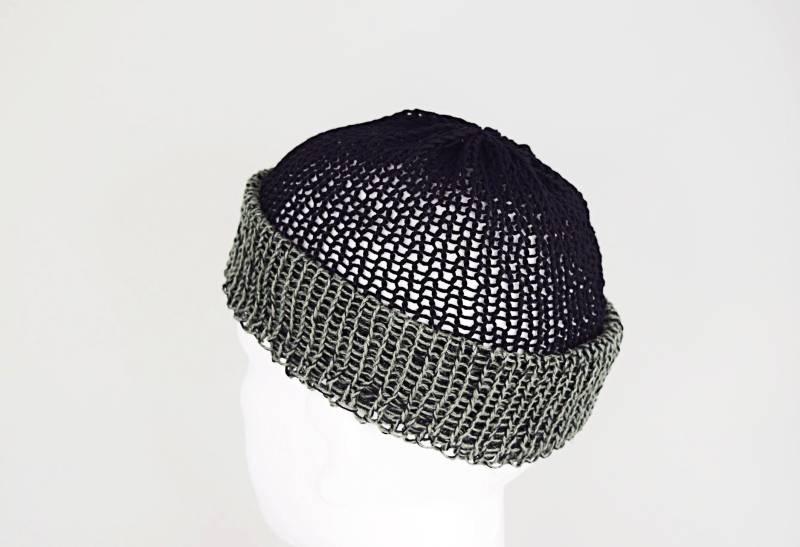 Docker Cap Fisherman Dock Hat Beanie For Men Docker Mens Summer Linen von IrinasSTRICKMODE