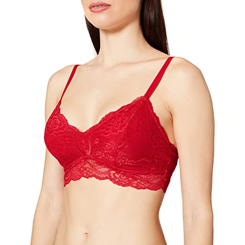 Iris & Lilly Damen Bustier aus Spitze, Rot, 36 von Iris & Lilly