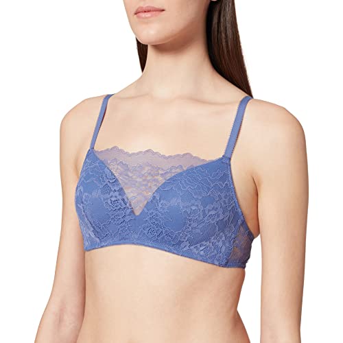 IRIS & LILLY Damen Bustier, Blau, 75B von Iris & Lilly