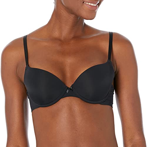 Iris & Lilly Damen Push-up-BH Mikrofaser, Schwarz, 75D von Iris & Lilly