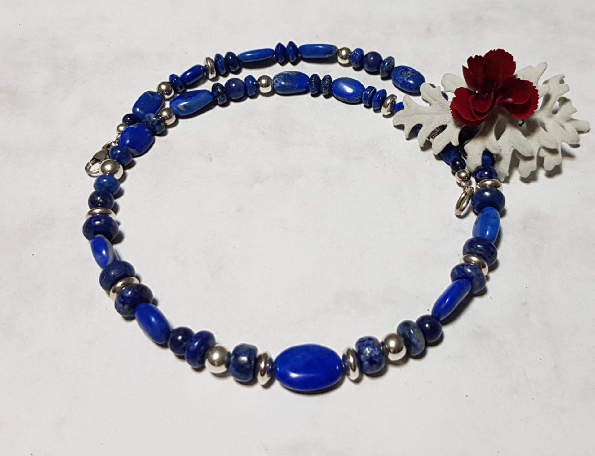 Lapislazuli, Halskette, Silber von IrisGeschenke