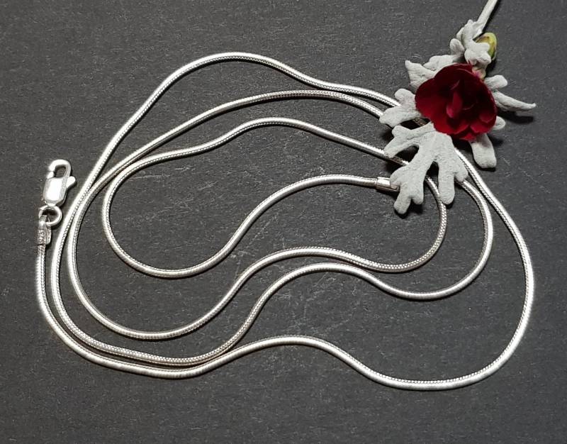 Schlangensilberkette 82-84cm, 1, 5mm von IrisGeschenke