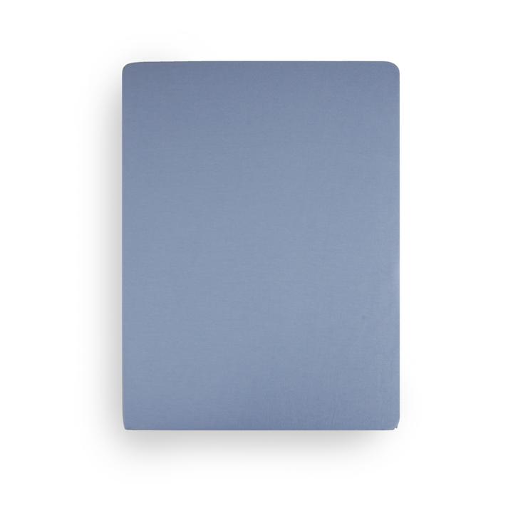 Spannbettlaken Blau 150 x 200 cm von irisette