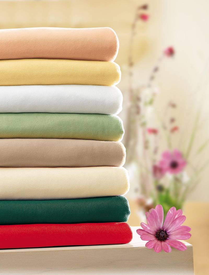 Irisette Spannbettlaken "MERKUR" wärmender Feinbiber aus reiner Baumwolle von irisette