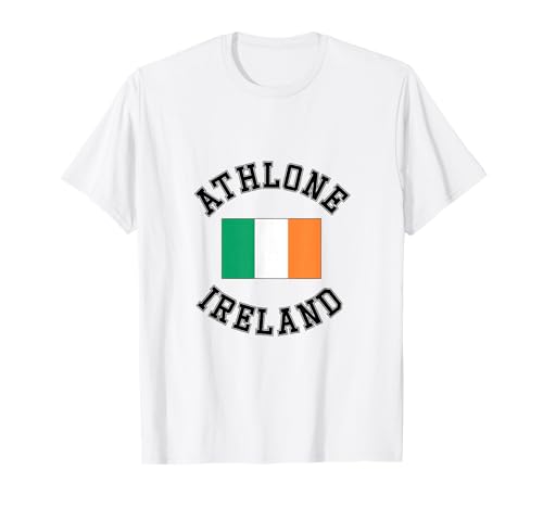 Athlone Irland-Flagge, geeignet für Kinder, Männer, Frauen T-Shirt Athlone Irland-Flagge, geeignet für Kinder, Männer, Frauen T-Shirt von Irish Pride Irish Flag Gifts