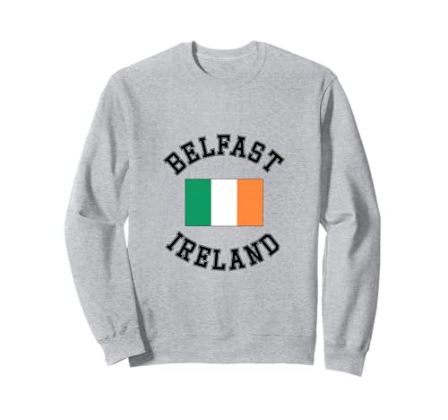 Belfast Irland-Flagge, geeignet für Kinder, Männer, Frauen Sweatshirt von Irish Pride Irish Flag Gifts