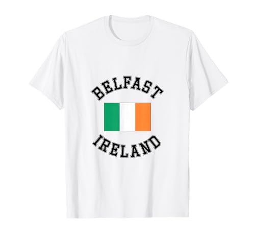 Belfast Irland-Flagge, geeignet für Kinder, Männer, Frauen T-Shirt Belfast Irland-Flagge, geeignet für Kinder, Männer, Frauen T-Shirt von Irish Pride Irish Flag Gifts