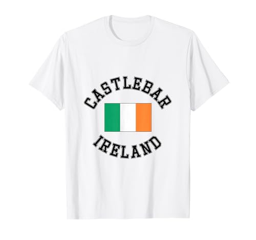 Castlebar Irland-Flagge, geeignet für Kinder, Männer, Frauen T-Shirt Castlebar Irland-Flagge, geeignet für Kinder, Männer, Frauen T-Shirt von Irish Pride Irish Flag Gifts