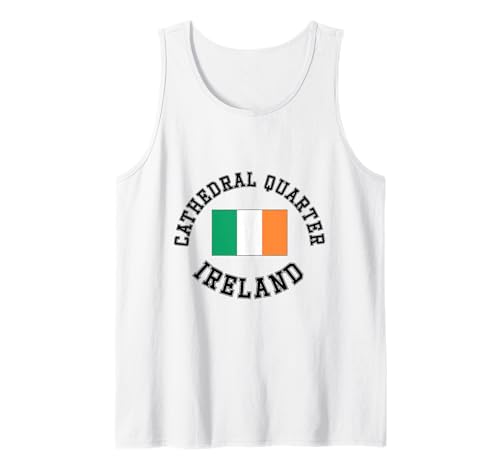 Cathedral Quarter Irish Flag Suitable for Kids Men Women Tank Top Cathedral Quarter Irish Flag Suitable for Kids Men Women Tank Top von Irish Pride Irish Flag Gifts