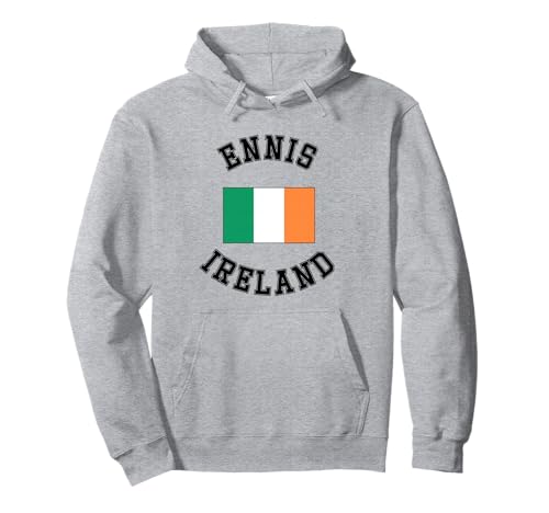 Ennis Irland-Flagge, geeignet für Kinder, Männer, Frauen Pullover Hoodie von Irish Pride Irish Flag Gifts