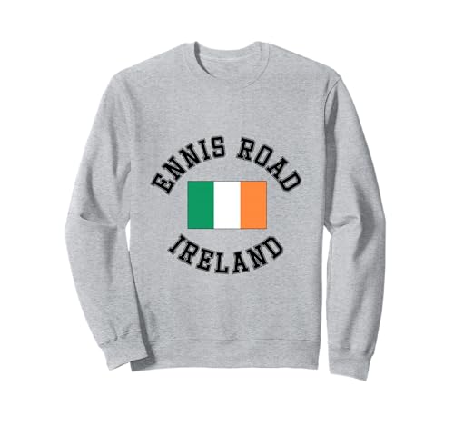 Ennis Road Irland-Flagge, geeignet für Kinder, Männer, Frauen Sweatshirt von Irish Pride Irish Flag Gifts