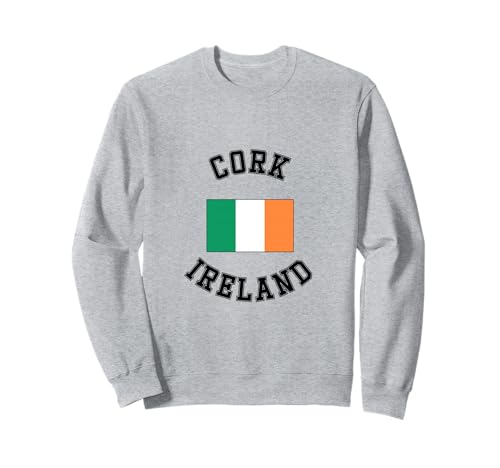 Kork Irland Irland Flagge geeignet für Kinder Männer Frauen Sweatshirt Kork Irland Irland Flagge geeignet für Kinder Männer Frauen Sweatshirt von Irish Pride Irish Flag Gifts