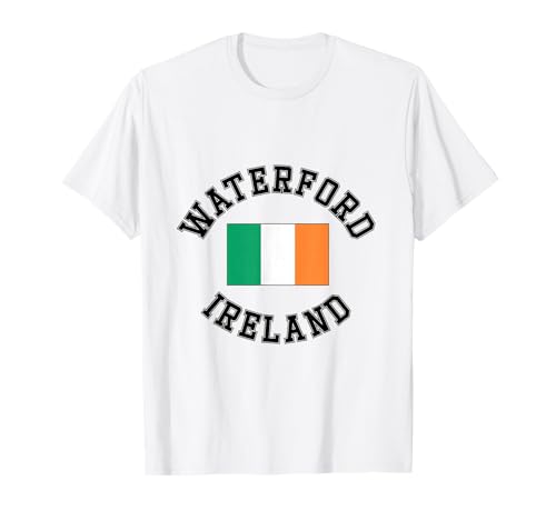 Waterford Irland-Flagge, geeignet für Kinder, Männer, Frauen T-Shirt Waterford Irland-Flagge, geeignet für Kinder, Männer, Frauen T-Shirt von Irish Pride Irish Flag Gifts