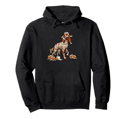 Lustiger irischer Setter Mumie Kürbis Halloween Kinder Herren Damen Pullover Hoodie von Irish Setter Lover Cute Halloween Outfits Boy Girl