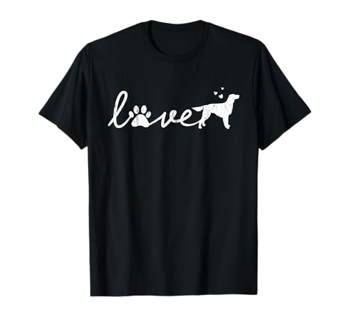 Irischer Setter Mama Papa Hund Liebe Liebe Haustier Pfote Ge T-Shirt von Irish Setter Lovers Co