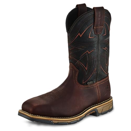 Irish Setter Work Men's Marshall Waterproof Steel Toe 11" Pull-On Boot, Dark Brown/Black, 9 2E US Irish Setter Work Men's Marshall Waterproof Steel Toe 11" Pull-On Boot, Dark Brown/Black, 9 2E US von Irish Setter