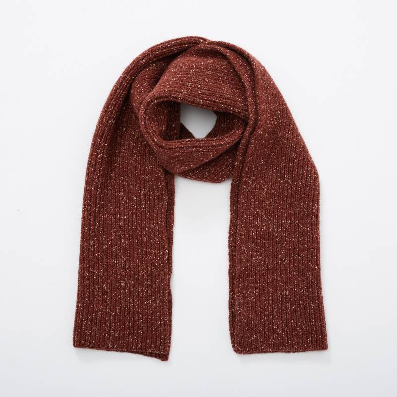 Irish - Pure Wool/Seidenschal Red Fleck Handgemacht Irland One Size Unisex von IrishTweedStore