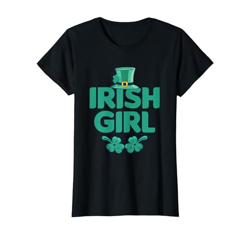 Irish Girl - St. Patricks Day Irishman Irland Shamrock T-Shirt von Irland St. Patricks Day 2024 Kobold Bier Grün